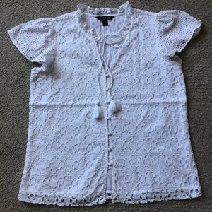 Ralph Lauren Eyelet Top.
